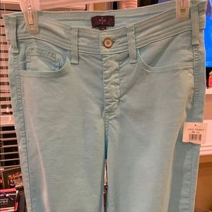 2/18 👖NDYJ, aqua blue jeans